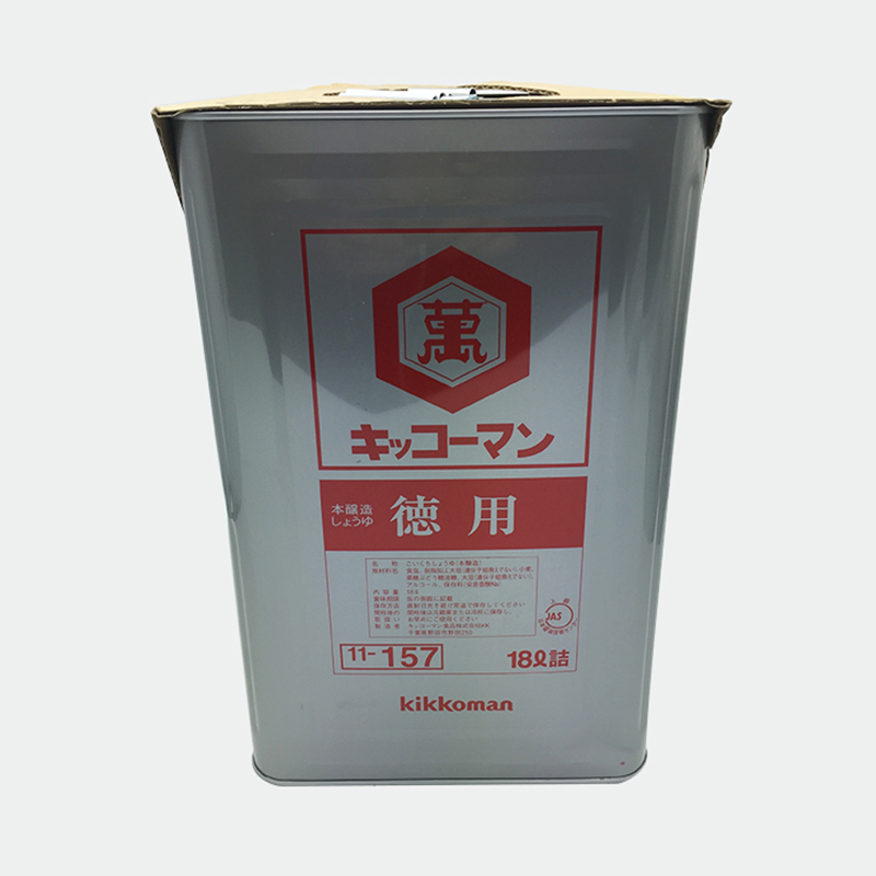 浓口德用酱油铁桶18L