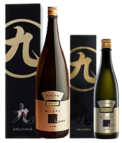 酿人九平次金色闪光纯米大吟酿清酒1.8L