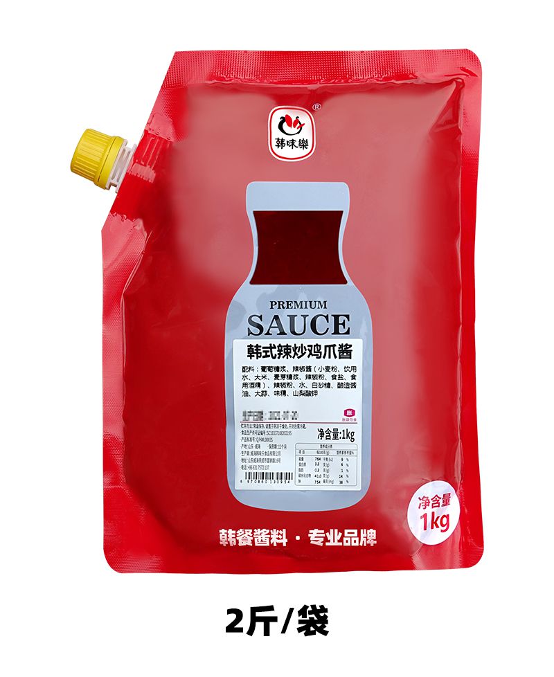 韩式辣炒鸡爪酱1kg