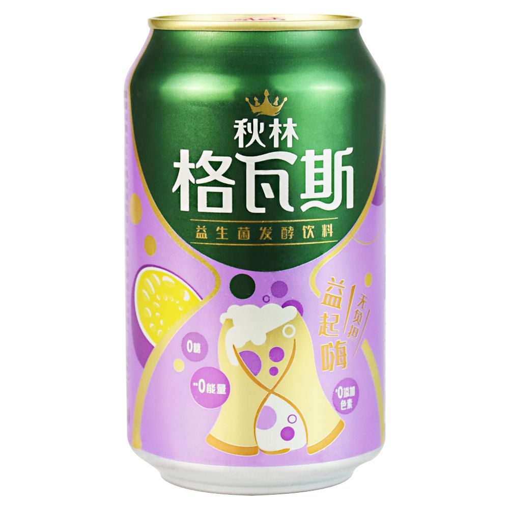 秋林格瓦斯330ML(百香果）