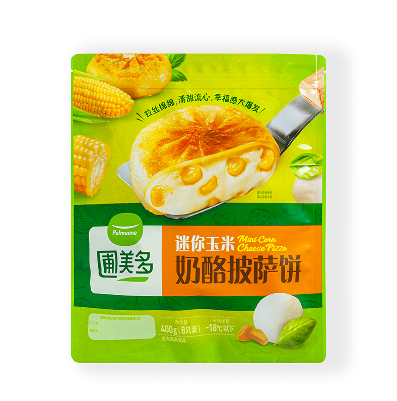 迷你玉米奶酪披萨400g