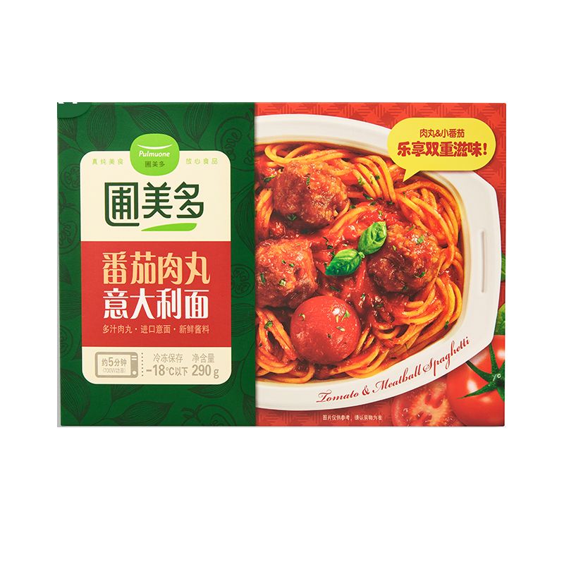 番茄肉丸意大利面290g