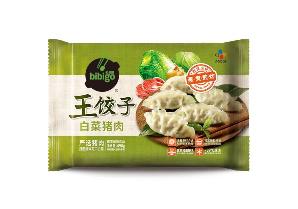 必品阁白菜猪肉王饺子490g
