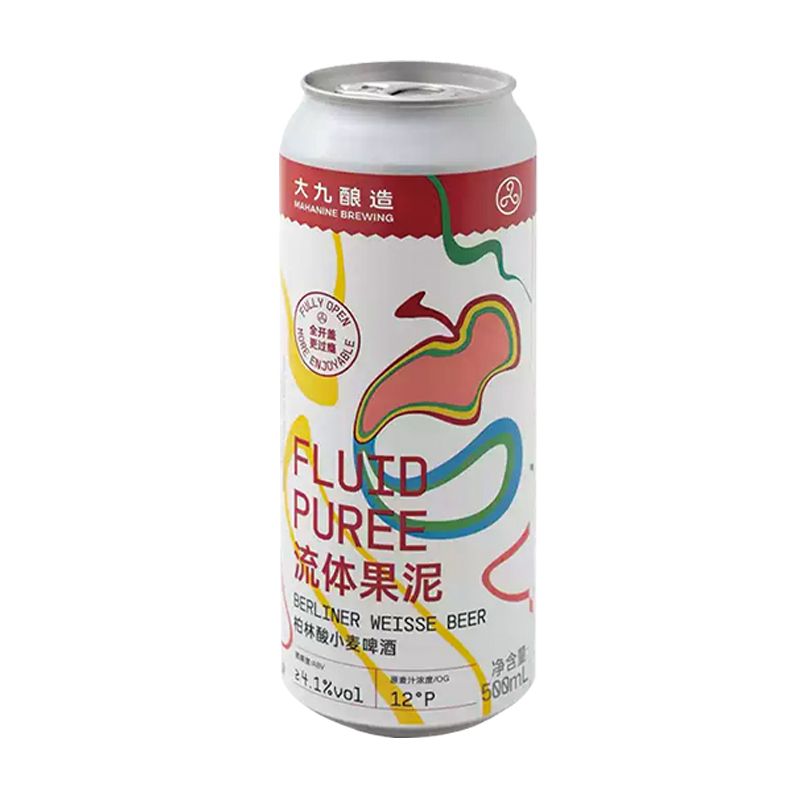  大九流体果泥柏林酸小麦啤酒