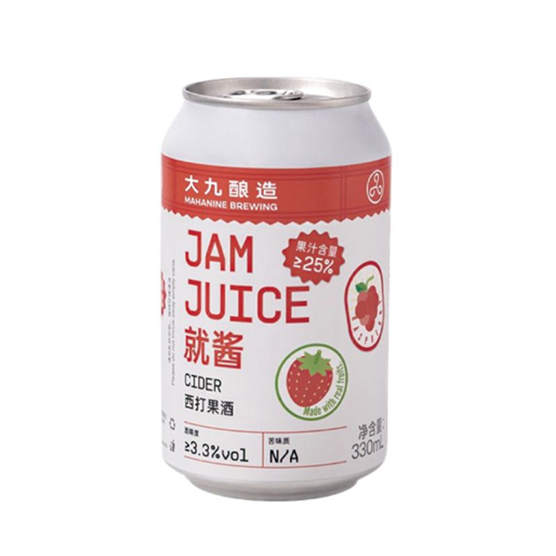 大九就酱西打果酒
